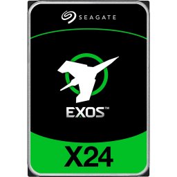 Hard Disk Seagate Exos X24, 20 TB, 3.5", interfata SATA 6 Gb/s, 7.200 rpm, 512 MB, Design sigilat cu heliu, SuperParity, continut scazut de halogeni, PowerChoice Idle, PowerBalance, protectie organica a suprafetei
