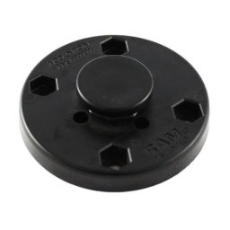RAM® Buton octogonal compozit cu placa rotunda