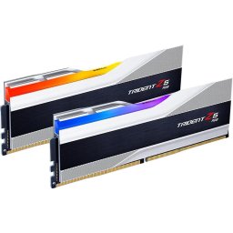 Kit dual memorie RAM G.Skill Trident Z5 RGB, Capacitate DDR5 32GB (2 x 16 GB), Frecventa 7200 MHz, CL 34, Argintiu