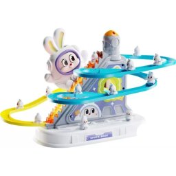 Set de pistă cu iepuraș cu efecte sonore și de lumină.