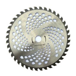Disc vidia drept 255 mm, 40T, pentru motocoasa, prindere 25.4 mm, MTC 1373 MOTOYAMA JAPAN