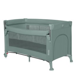 Patut pliant multifunctional Lionelo Ellen cu laterala culisanta pana la 15 kg 120x60 cm