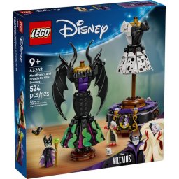LEGO® Disney 43262 - Rochiile lui Maleficent si Cruella De Vil