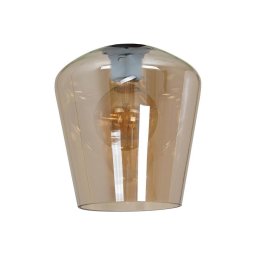 Abajur universal de rezervă din sticlă SANTIAGO E27 d. 18 cm maro fumuriu