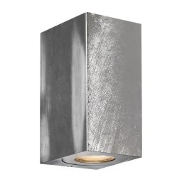 Nordlux - Aplică de perete pentru exterior CANTO 2xGU10/28W/230V IP44 argintiu