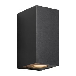 Nordlux - Aplică de perete pentru exterior CANTO 2xGU10/28W/230V IP44 neagră