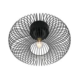 Nordlux - Plafonieră BERONI 1xE27/60W/230V Ø 40,3 cm negru