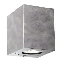 Nordlux - Aplica de perete LED pentru exterior CANTO, 2xLED/6W/230V, IP44, argintie