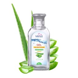 Gel antibacterian cu Aloe Vera, biocid, Minut, 80 ml