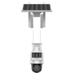 Camera IP PTZ cu panou solar GSM 4G LTE Hikvision HiLook PTZ-N2C400I-K/4G/C05S10