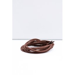 Șireturi subțiri rotunde maro Corbby