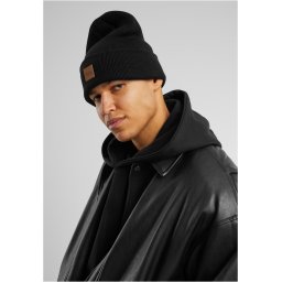 Căciulă bărbați Urban Classics Leatherpatch