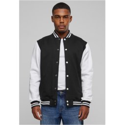 Hanorac colegiu în 2 tonuri blk / wht