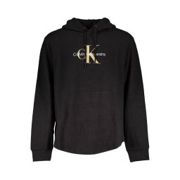 Calvin Klein Archival Monologo Waffle Hoodie Men's Hooded SweatshirtJ30J322701