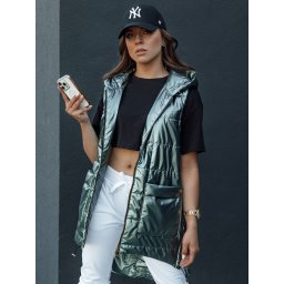 Vestă matlasată pentru femei JESS verde