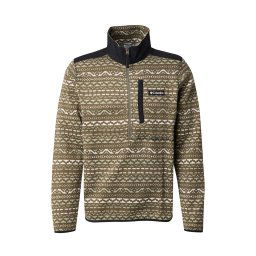 COLUMBIA Hanorac sport verde / negru / alb