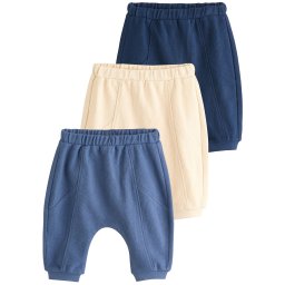 Next Pantaloni crem / albastru marin / bleumarin