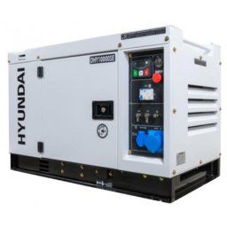 DHY-10000SE Generator de curent monofazat Hyundai , putere max 8,5 kVA , pornire la cheie , diesel , rezervor 25 L , cod DHY10000SE