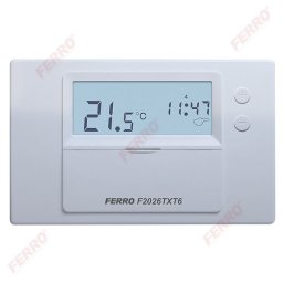 Termostat electronic de ambianta programabil F2026TX fara fir