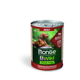 Monge BWild Grain Free Adult Dog - miel cu dovleac și zucchini 400 g