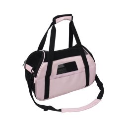 Geantă de transport pentru animale de companie 43 cm roz Nobleza