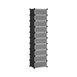 Raft modular BOXIFY cu sertare, negru