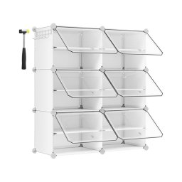 Raft modular cu compartimente BOXIFY, alb