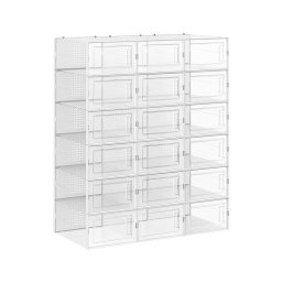 Raft modular BOXIFY cu compartimente, alb