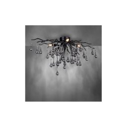 Paul Neuhaus 8090-18 - Lustră aplicată ICICLE 4xG9/40W/230V 30x60 cm negru