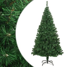 Pom de Craciun artificial cu ramuri groase, verde, 240 cm, PVC GartenMobel Dekor