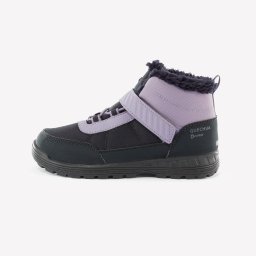 Ghete Iarnă Impermeabile Călduroase Drumeţie zăpadă SH100 24-34 Gri Mov Copii