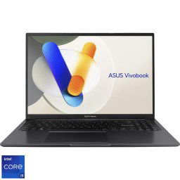 ASUS Vivobook 16 X1605VA laptop with Intel® Core™ i9-13900H processor up to 5.4GHz, 16'' WUXGA, IPS, 16GB DDR4 RAM, 1TB SSD, Intel Iris Xᵉ Graphics, No OS, Indie Black