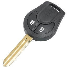 Carcasa cheie auto Techstar® 2 butoane compatibila Nissan Micra K13 (2010–2013) – lama NSN14