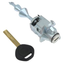 Cilindru incuietoare usa fata stanga cu cheie Techstar aftermarket, pentru BMW Seria 3 E90, E91, E92, E93 – Echiv OE 51217162427