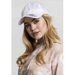 Low Profile Satin Cap alb