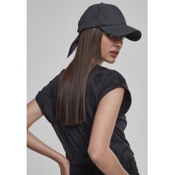 Satin Bow tata Cap darkgrey