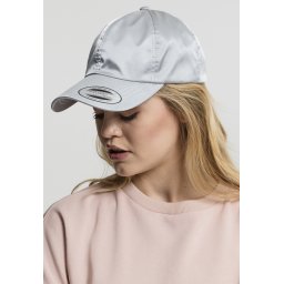 Low Profile Satin Cap de argint