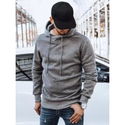 Bluza męska z kapturem ciemnoszara Dstreet