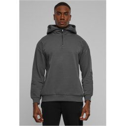 Men's Zipped High Neck Sweatshirt Grey