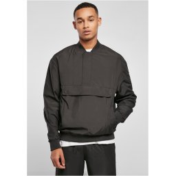 Pullover Bomber Jacket Black