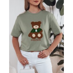 Tricou de damă BAREN cu ursuleț de pluș