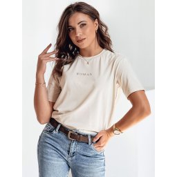Tricou damă FEMEI bej