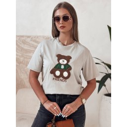Tricou de damă BAREN cu ursuleț de pluș