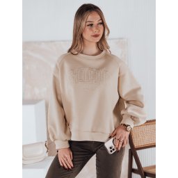 Hanorac supradimensionat pentru femei COSYONE bej