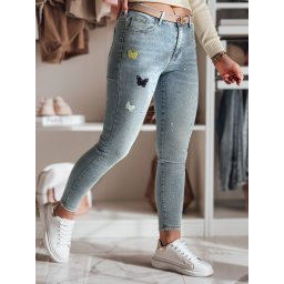 Blugi skinny de damă cu detalii LUMITTA