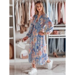 Rochie midi cu imprimeu floral LILOVIE