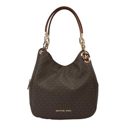 MICHAEL Michael Kors Geantă de umăr 'Lillie' maro / maro închis