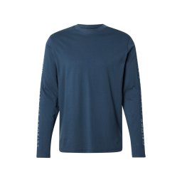 GUESS Tricou albastru noapte / alb