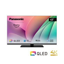 Televizor QLED Smart Panasonic TV-43W80AEZ 43Inch / 109CM UltraHD 4K HDR Fire TV Wi-Fi Negru