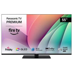 Televizor QLED Smart Panasonic TV-55W80AEZ 55Inch / 140CM UltraHD 4K HDR Fire TV Negru
